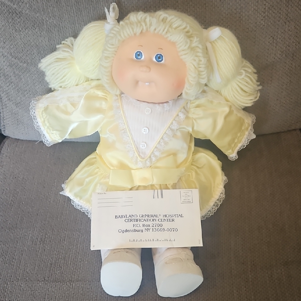 Cabbage Patch Kids Doll in Yellow Dress